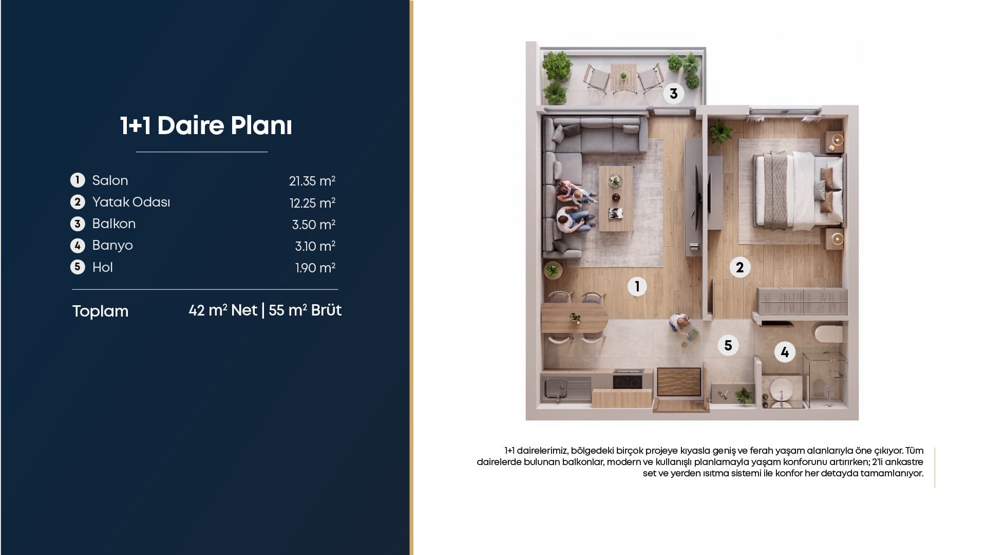 Joven City Life kat planı görsel 2