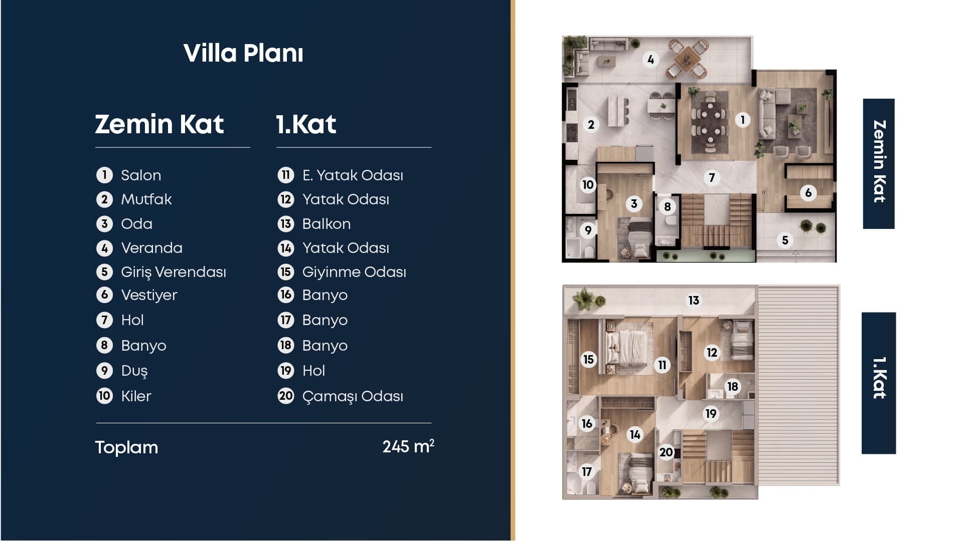 Joven Prime kat planı görsel 1